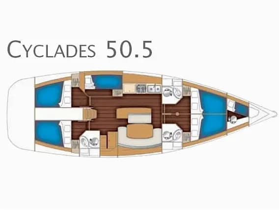 Cyclades 50.5 in Sicily / Furnari / Marina Portorosa - Photo 2