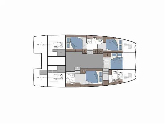 Aquila 42 Yacht in Lavrion / Olympic Marina - Photo 2