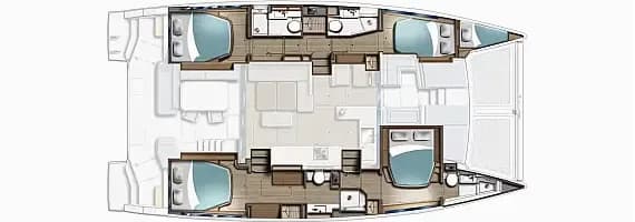 Leopard 46 in Raiatea / Apooiti Marina - Photo 2
