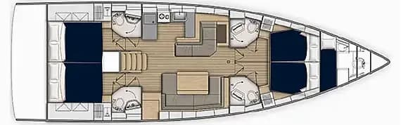 Sun Odyssey 52.2 in Tortola / Road Town / Wickhams Cay II Marina - Photo 2