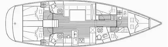 Bavaria 51 Cruiser in Murter / Marina Hramina - Photo 2