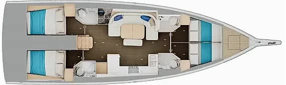 Sun Odyssey 455 in Nea Peramos - Attica / Nea Peramos - Photo 2