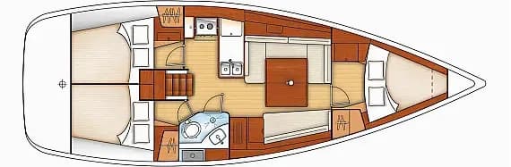 Oceanis 37 in Fethiye / Ece Marina - Photo 2