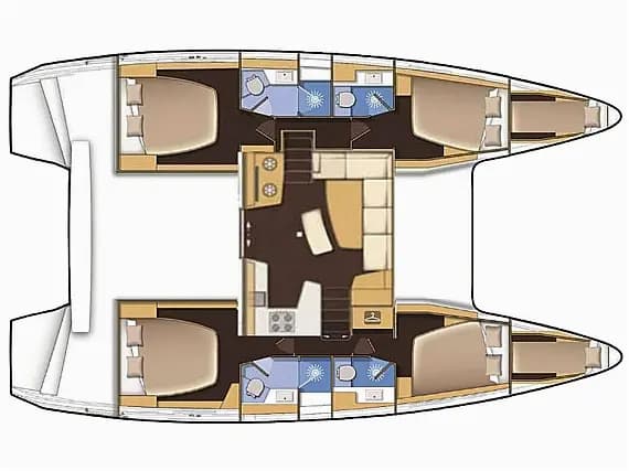 Lagoon 42 in Martinique / Le Marin - Photo 3