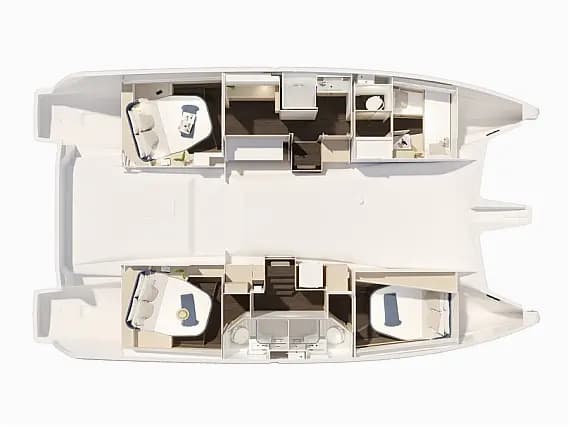 Planul punții pentru FP 44 in Mallorca / Palma de Mallorca / La Lonja Marina Charter