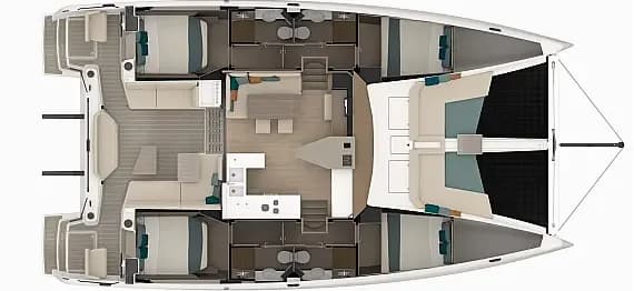 Nautitech 48 Open in Lavrion / Olympic Marina - Photo 2