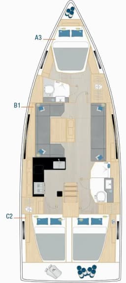 Hanse 410 in Sicily / Capo d'Orlando Marina thumbnail 5