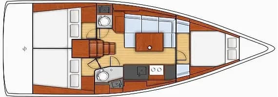 Oceanis 38 in Salerno / Marina d'Arechi - Photo 2