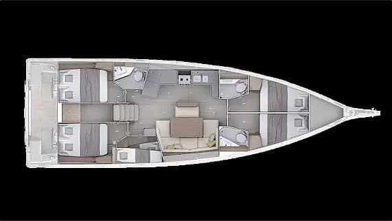 Oceanis 47 in Athens / Alimos Marina - Photo 2