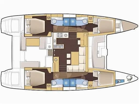 Lagoon 450 in Marmaris Yacht Marina - Photo 2