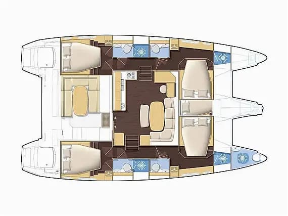 Lagoon 420 in Bodrum / Gumbet Limani - Photo 2
