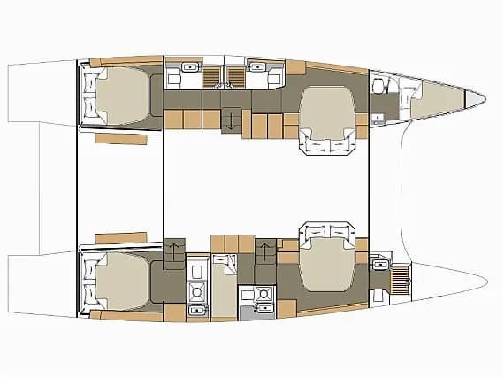 Dufour Catamaran 48 in Primošten / Marina Kremik - Photo 3