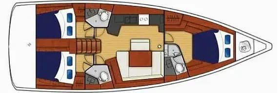 Oceanis 45 in Herceg Novi / Lazure Meljine Marina - Photo 2