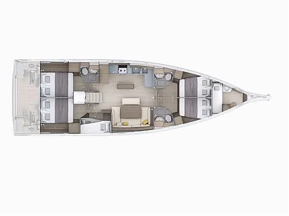 Oceanis 52 in Split / ACI Marina Split - Photo 2