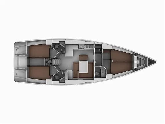 Bavaria Cruiser 45 in Trogir / ACI Marina Trogir - Photo 3