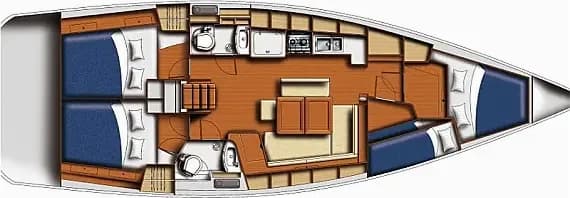 Oceanis 43 in Piombino / Salivoli - Photo 2