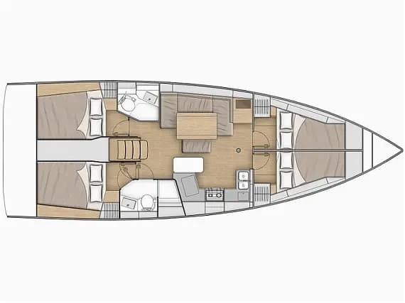 Oceanis 40.1 in Split / ACI Marina Split - Photo 2