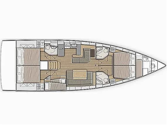 Oceanis 51.1 in Skiathos - Photo 2