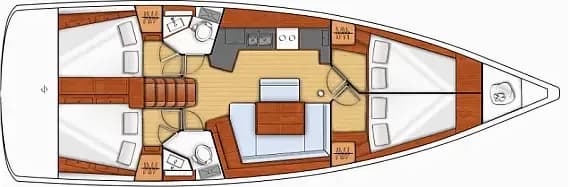 Oceanis 45 in Kaštel Gomilica / Marina Kaštela - Photo 2