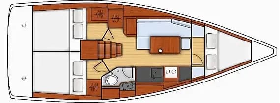 Oceanis 35 in Sukošan / D-Marin Dalmacija Marina - Photo 2