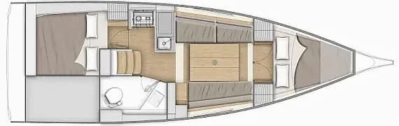 Oceanis 30.1 in Sukošan / D-Marin Dalmacija Marina - Photo 2
