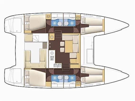 Lagoon 400 S2 in Trogir / ACI Marina Trogir - Photo 2