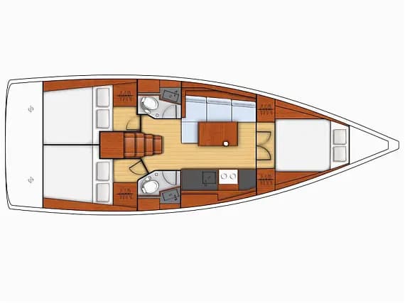 Oceanis 38.1 in Sukošan / D-Marin Dalmacija Marina - Photo 2