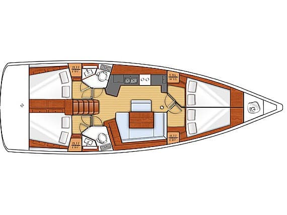 Oceanis 45 in La Spezia / Porto Mirabello - Photo 2