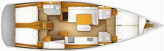 Sun Odyssey 519 in Athens / Marina Delta Kallithea - Photo 2