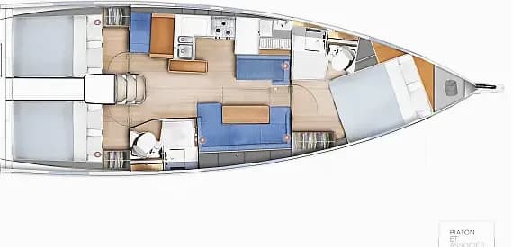 Sun Odyssey 410 in Nea Peramos - Attica / Nea Peramos - Photo 2