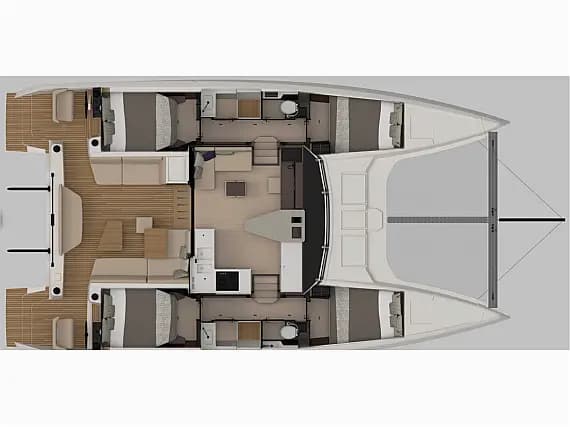 Nautitech 44 Open in Lefkada / Port of Lefkas - Photo 2