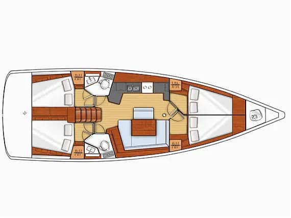 Oceanis 45 in Sicily / Marsala Marina - Photo 2