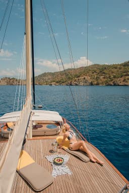 Gulet in Fethiye port thumbnail 16