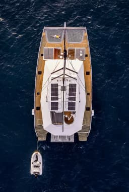 Catamaran in Lavrion Main Port thumbnail 7