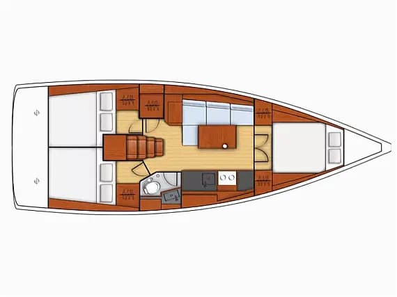 Oceanis 38.1 in Fethiye Sailing Club - Photo 2
