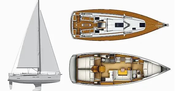 Sun Odyssey 419 in Lavrion / Olympic Marina - Photo 2