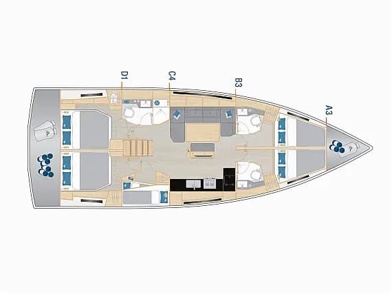 Hanse 460 in Medulin / Marina Medulin - Photo 3