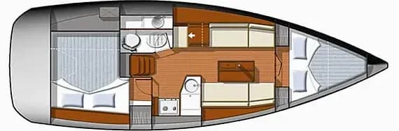 Sun Odyssey 33i in Sukošan / D-Marin Dalmacija Marina - Photo 2