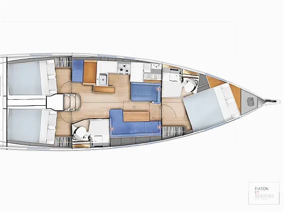 Sun Odyssey 410 in Kaštel Gomilica / Marina Kaštela - Photo 2