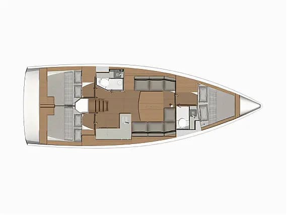 Dufour 390 in Mallorca / Palma de Mallorca / La Lonja Marina Charter - Photo 2