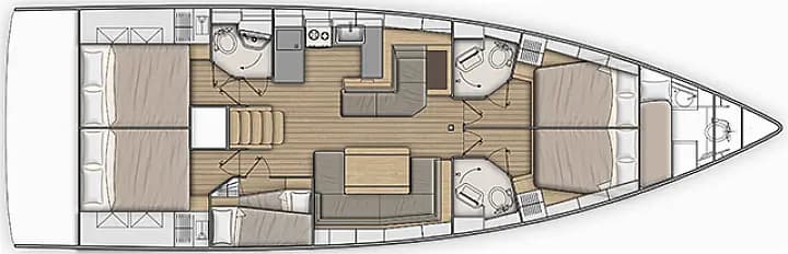 Oceanis 51.1 in Athens / Alimos Marina - Photo 5