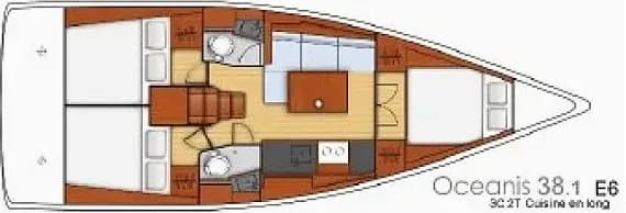 Oceanis 38.1 in Medulin / Marina Medulin - Photo 2