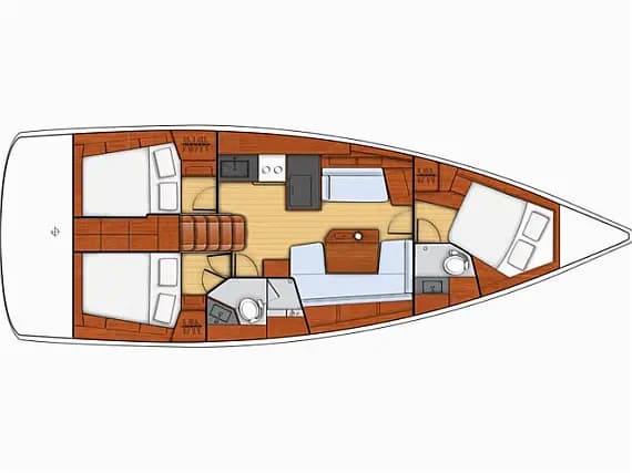 Oceanis 41.1 in Lefkada / D-Marin Marina Lefkas - Photo 3