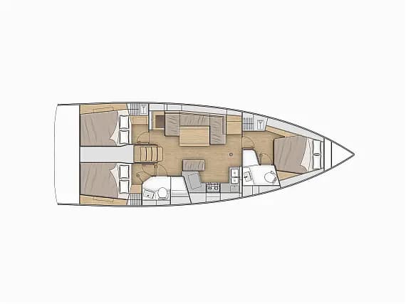 Oceanis 40.1 in Skradin / ACI Marina Skradin - Photo 2