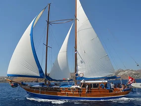 Gulet in Bodrum Marina - image 1