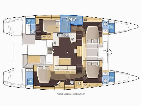 Lagoon 52F in Marina Agana - Photo 2