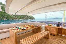 Motoryacht in Fethiye port thumbnail 16