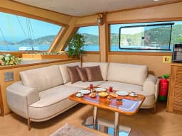 Motoryacht in Fethiye port thumbnail 2