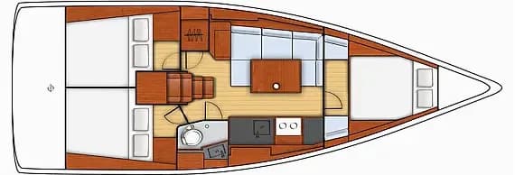 Oceanis 38 in Sukošan / D-Marin Dalmacija Marina - Photo 2