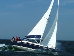Hanse 370 in Altefähr Harbor thumbnail 7